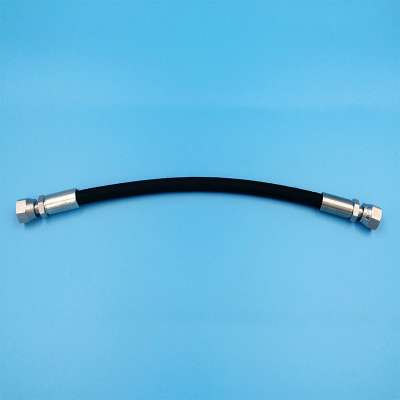 High quality china hydraulic wire braid high temperature rubber hose assembly