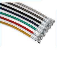 Ptfe lined stainless steel braided rubber flexible brake hose assembly