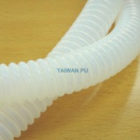 PTFE corrugate pipe manufacturer, PTFE corrugated tube, PTFE corrugated tubing can be use for transporting gas